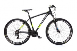 Велосипед CAPRIOLO MTB LEVEL 9.1, рама алюминий 19'', колёса 29'' (чёрный (матовый)-зелёный)