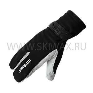 Трехпалые варежки Lillsport, модель Lobster Black - купить