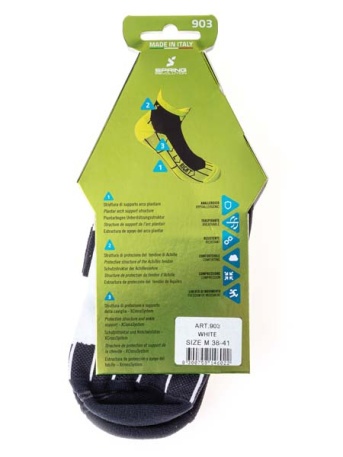 Носки Spring Speed Plus, белый-чёрный - купить