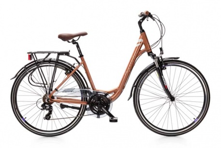 Велосипед CAPRIOLO TOURING ELEGANCE LADY, рама алюминий 18'', колёса 28'' (бронзовый) - купить