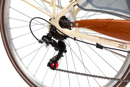 Велосипед CAPRIOLO CITY DIANA, рама алюминий 18'', колёса 28'' (кремовый) - купить