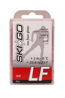 Низкофторовый парафин Ski-Go, красный, 60 г - купить