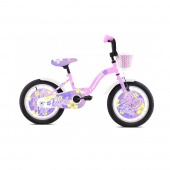 Велосипед CAPRIOLO KIDS VIOLA (FIX), рама сталь 10'', колёса 20'' (розовый - белый)
