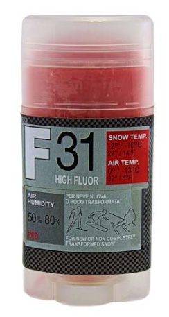 Высокофторовый парафин F31, красный, 35 г - купить