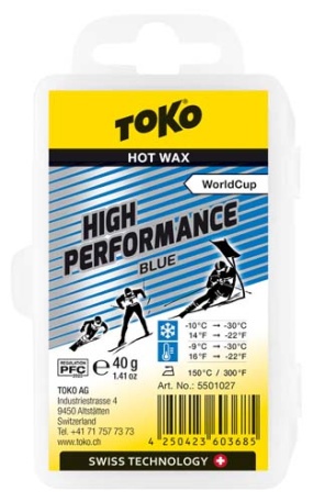 Гоночный парафин High Performance Blue, синий, 40 г - купить