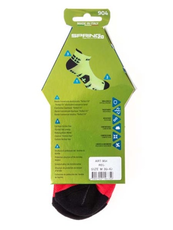 Носки Spring Soft Air Plus, красный-чёрный - купить