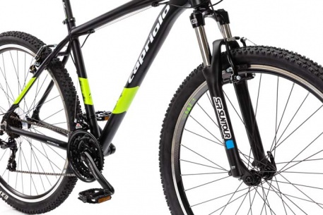 Велосипед CAPRIOLO MTB LEVEL 9.1, рама алюминий 19'', колёса 29'' (чёрный (матовый)-зелёный) - купить