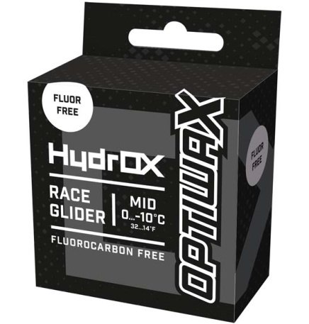 Гоночный бесфторовый парафин HydrOX Race Glider Mid, 60 г - купить