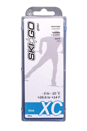 Парафин, голубой Ski-Go Blue XC, 200 г - купить
