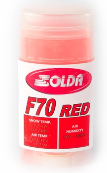 Ультравысокофторовый парафин Hyper Fluor F70 Red, красный, 35 г - купить