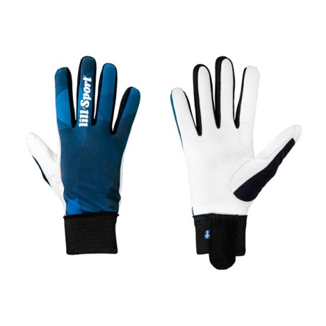 Гоночные перчатки Lillsport, модель Solid Blue - купить