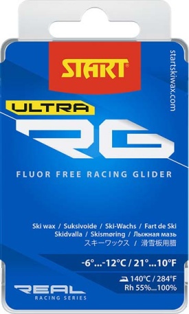 Гоночный бесфторовый парафин RG ULTRA синий, 60 г - купить