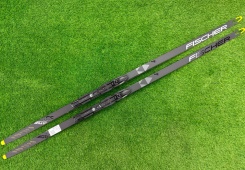 Лыжный набор: лыжи для конькового хода FISCHER RCS SKATE PLUS MED IFP с креплениями,176 см