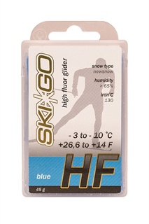 Высокофторовый парафин Ski-Go, синий, 45г - купить
