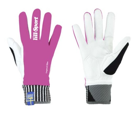 Гоночные перчатки Lillsport, модель Legend Slim Pink - купить