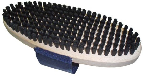 Щетка из жесткого нейлона, овальная  - купить