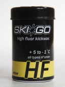 Фторовая мазь держания Ski-Go HF Kickwax желтая