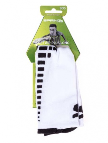 Носки Spring Soft Air Plus Long, белый-чёрный - купить