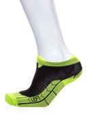 Носки Spring Speed Plus, лайм-чёрный