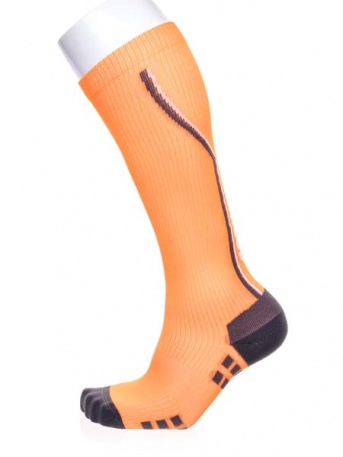 Высокие компрессионные носки Spring Recovery Speed Up Compression, оранжевые - купить