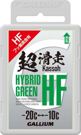Высокофторовый парафин HYBRID HF GREEN, 50г - купить