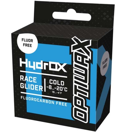 Гоночный бесфторовый парафин HydrOX Race Glider Cold, 60 г - купить