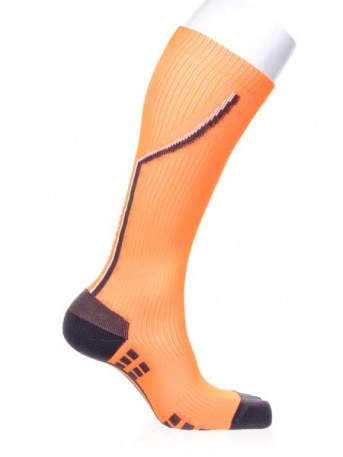 Высокие компрессионные носки Spring Recovery Speed Up Compression, оранжевые - купить