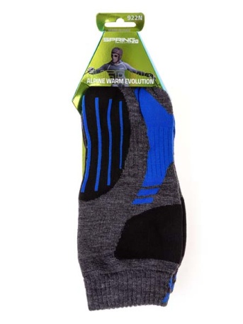 Носки Spring Warm Evolution, серый-синий-чёрный - купить