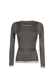 Женская компрессионная футболка с длинным рукавом Spring, антрацит