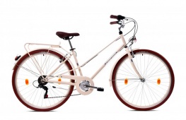 Велосипед CAPRIOLO CITY SUNDAY, рама сталь 17'', колёса 28'' (бежевый)