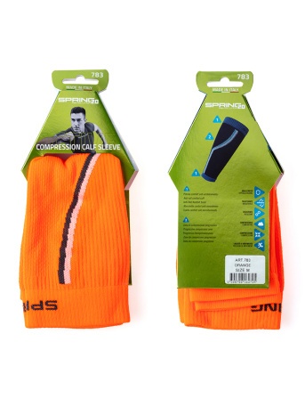Компрессионные гетры Spring Compression Calf Sleeve, оранжевые - купить