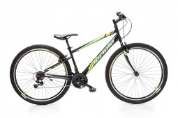 Велосипед CAPRIOLO MTB PASSION, рама сталь 16'', колёса 29'' (чёрный-жёлтый-зелёный)