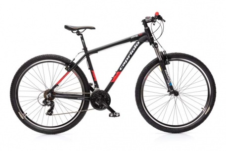 Велосипед CAPRIOLO MTB LEVEL 9.1, рама алюминий 19'', колёса 29'' (чёрный (матовый)-красный) - купить