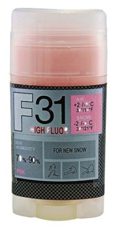 Высокофторовый парафин F31, розовый, 35 г - купить