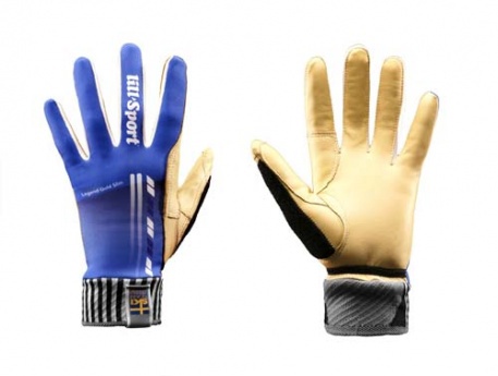 Гоночные перчатки Lillsport, модель Legend Slim Gold Royal Blue - купить