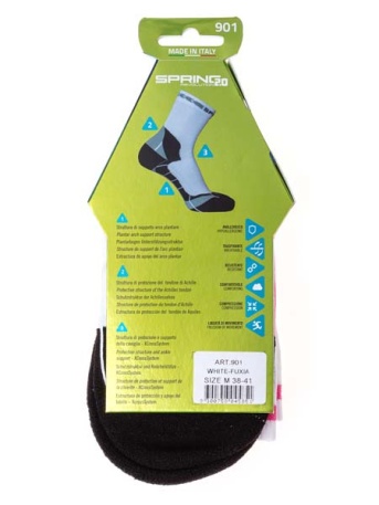 Носки Spring Progressive Prevention Plus, белый-чёрный-розовый - купить