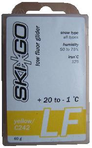 Низкофторовый парафин Ski-Go, желтый, 60 г - купить